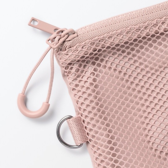 Muji Polyester Two Zipper Case_Medium_Pink_NWT - Picture 3 of 6